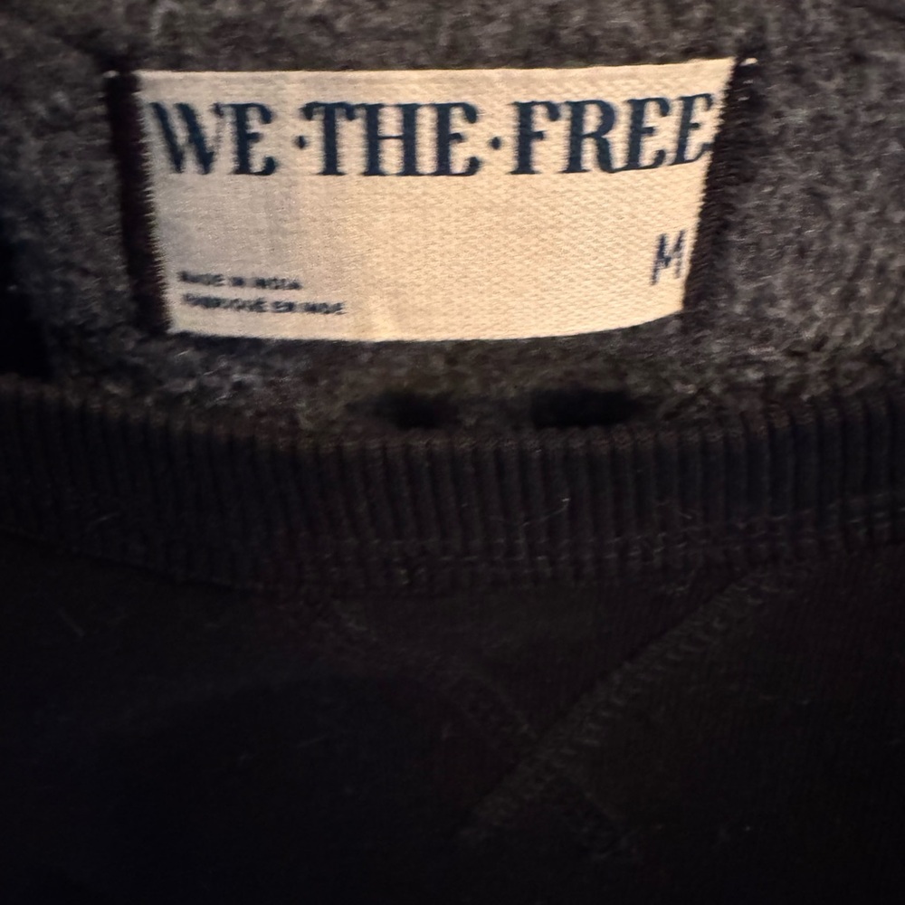 We The Free Women’s Black Crewneck Sweater